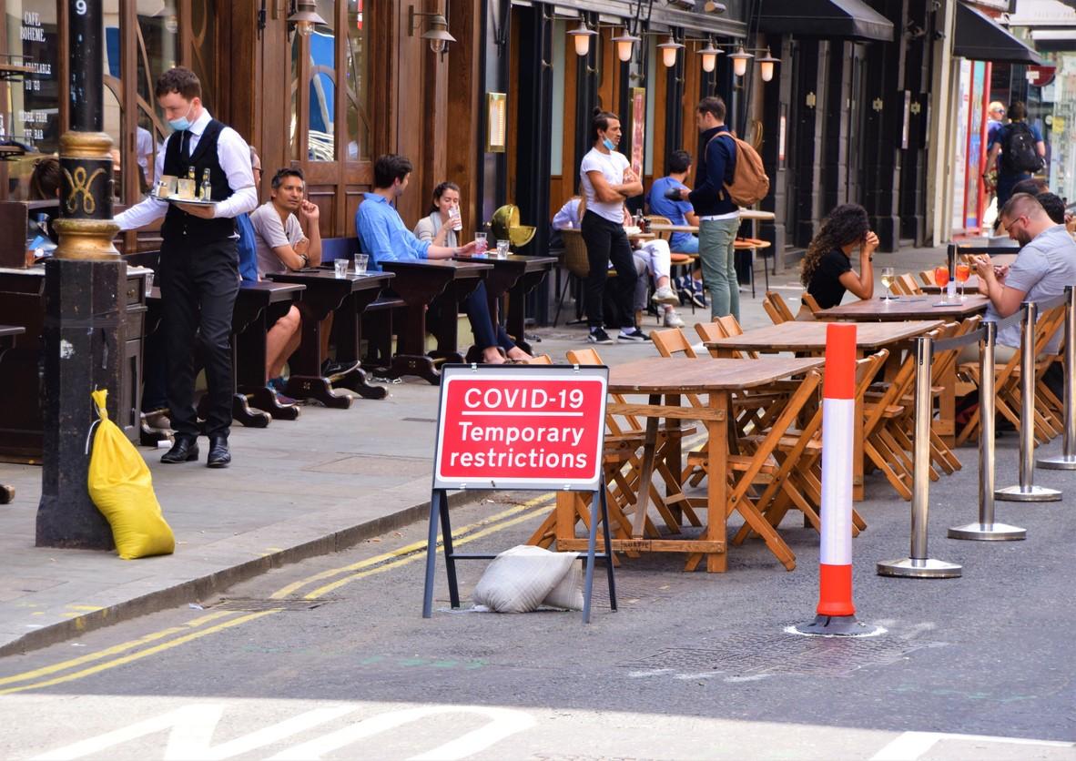COVID-19 outdoor dining in London
