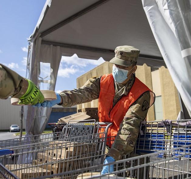 COVID-19 food distribution