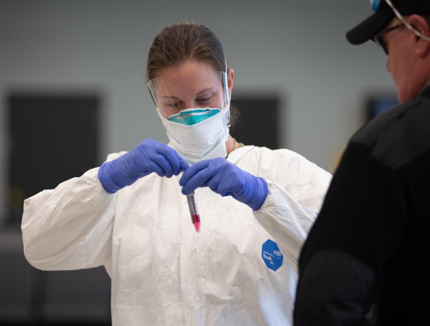 COVID swab testing