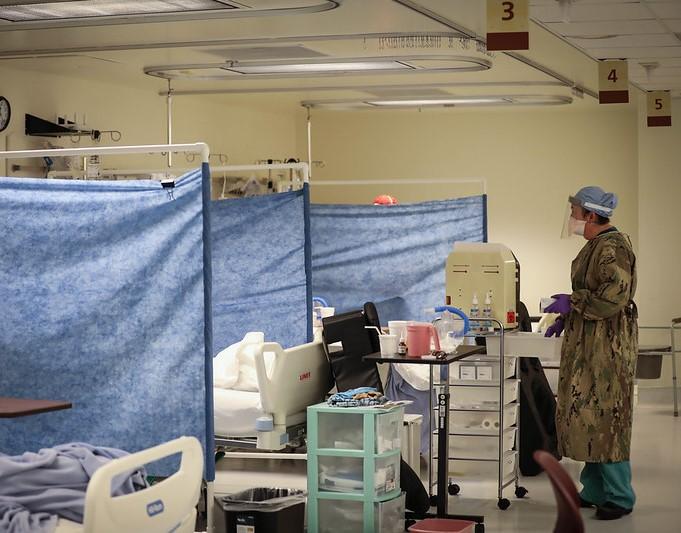 Multiple-bed COVID ward