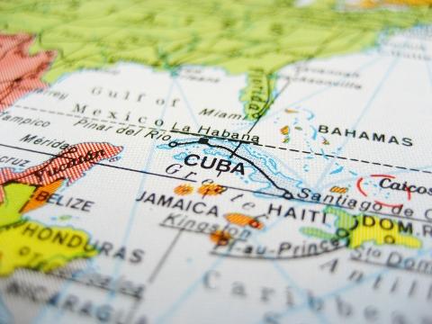 Map of Cuba