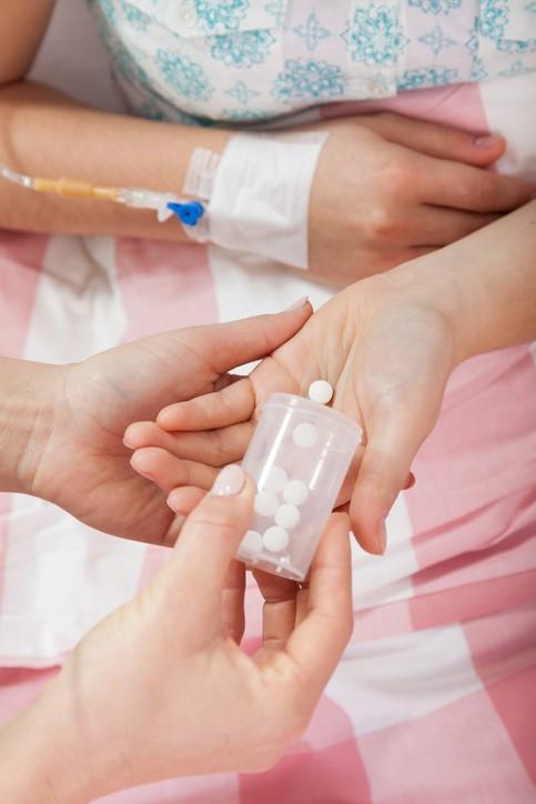 Dispensing pills in hospital