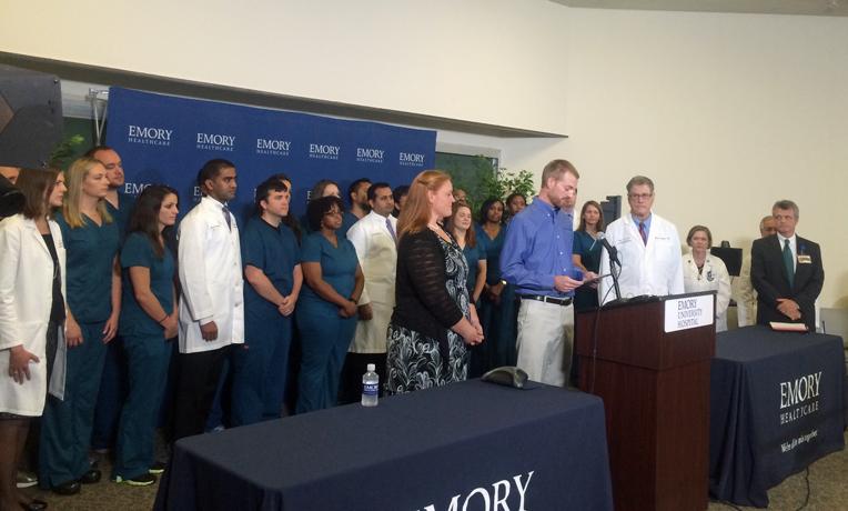 Hospital Ebola discharge