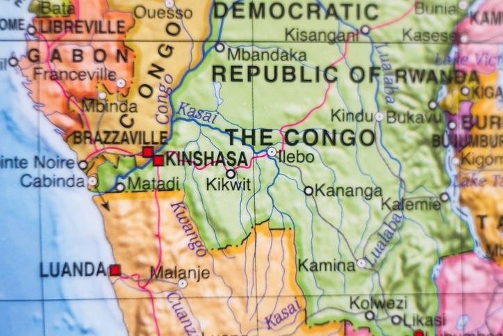 Democratic Republic of Congo map