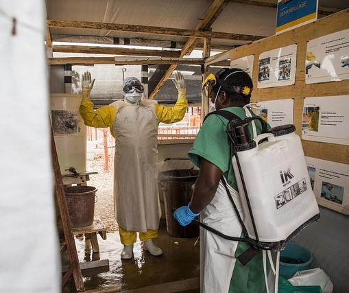 Ebola decontamination in DRC