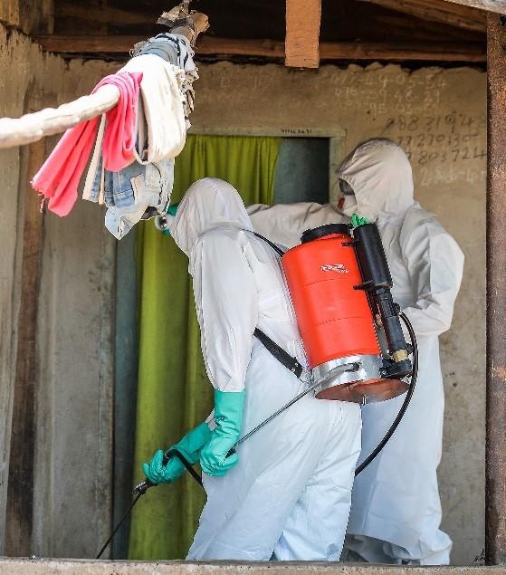 Ebola disinfection