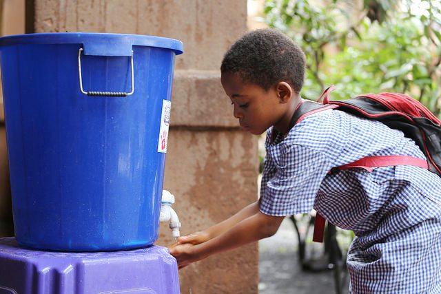 Ebola hand washing