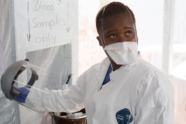 Ebola health worker