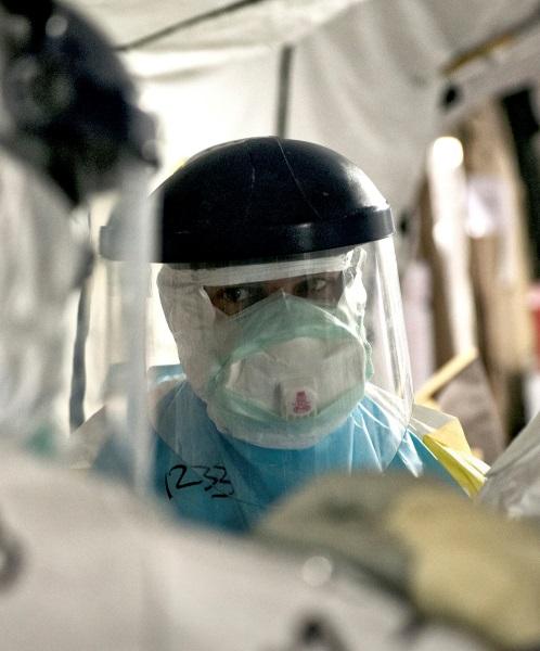 Ebola health worker