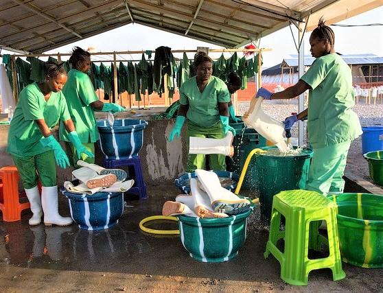 Ebola health workers