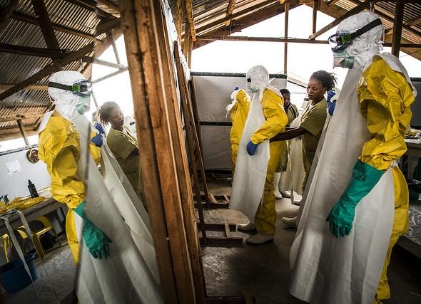Ebola PPE in DR Congo