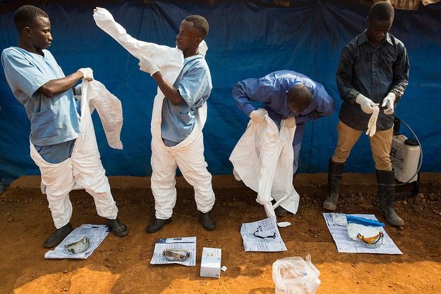 Ebola safe burial team