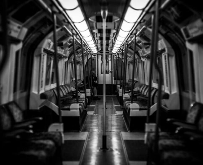Stark empty train photo