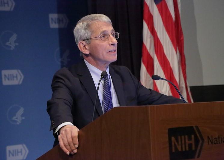 Anthony Fauci at podium