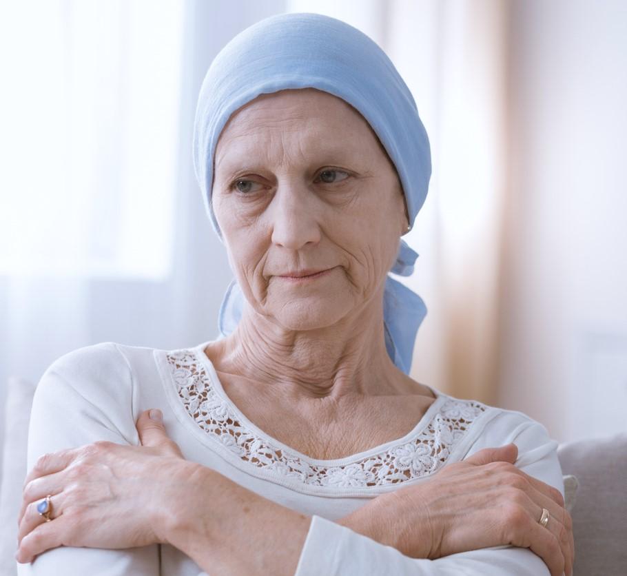 Older woman with cancer
