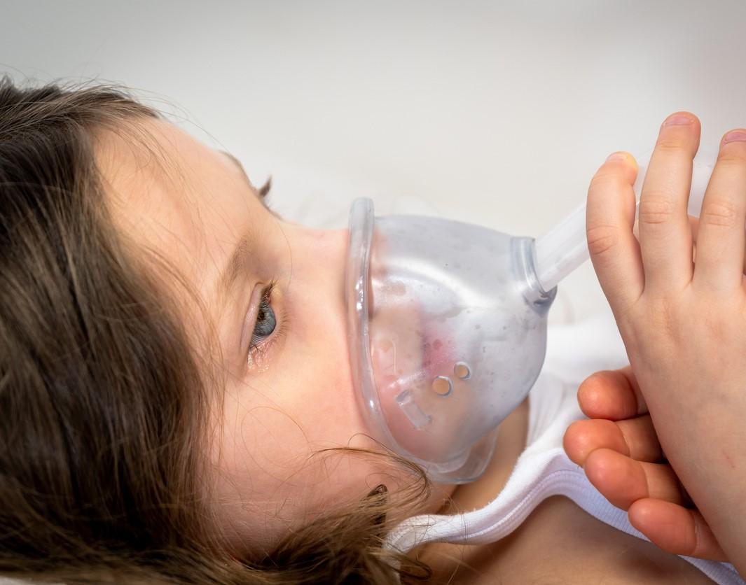 Girl on ventilator