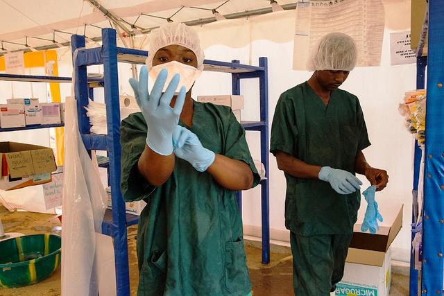 Health workers in Guinea
