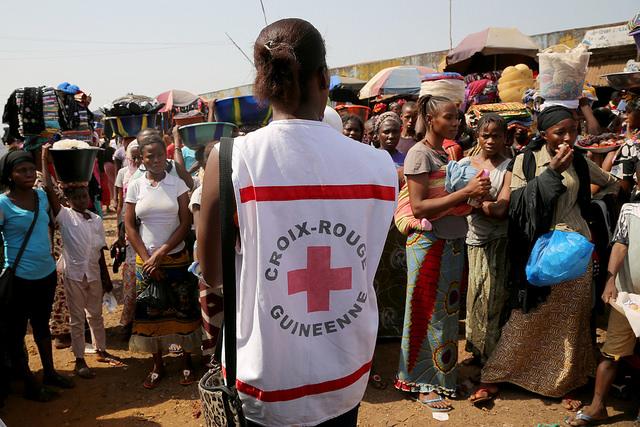 Guinea Red Cross worker