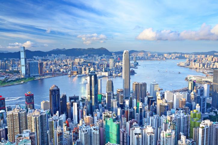 Hong Kong aerial view