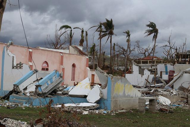 Hurricane Matthew devestation in Haiti