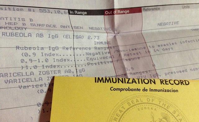 Immunization record