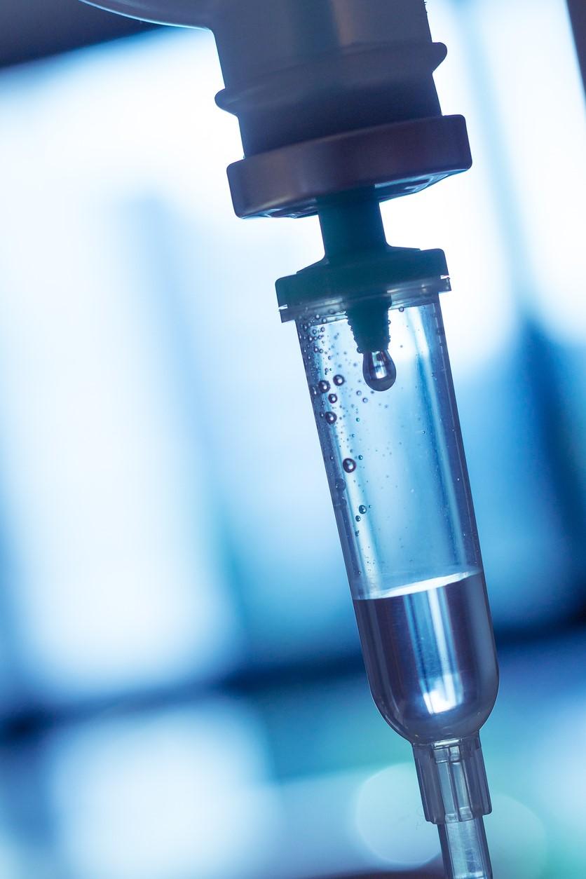 IV drip closeup