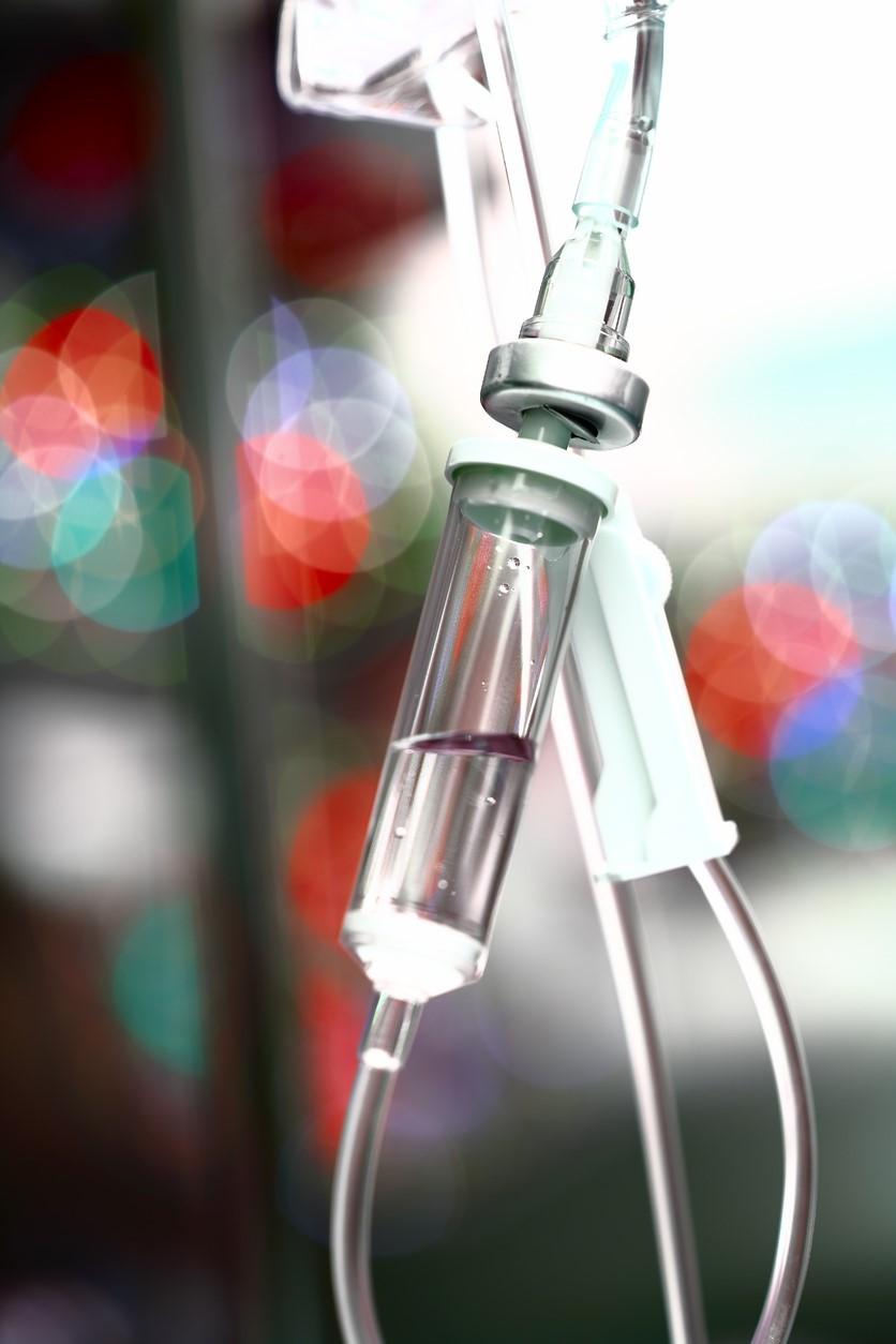 IV drip connector