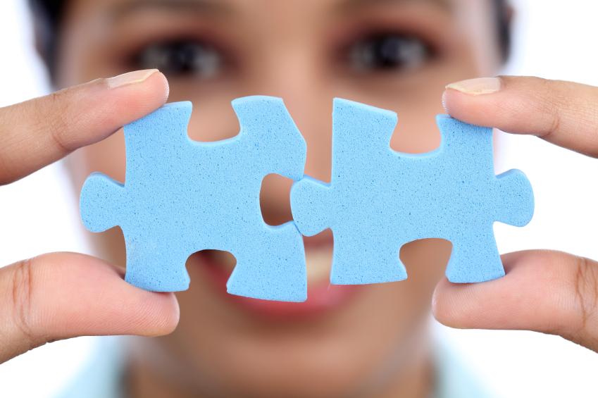 Photo of puzzle pieces