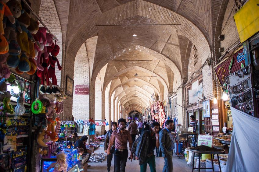 Bazaar in Kerman, Iran