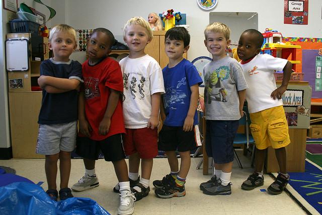 Kindergarten boys