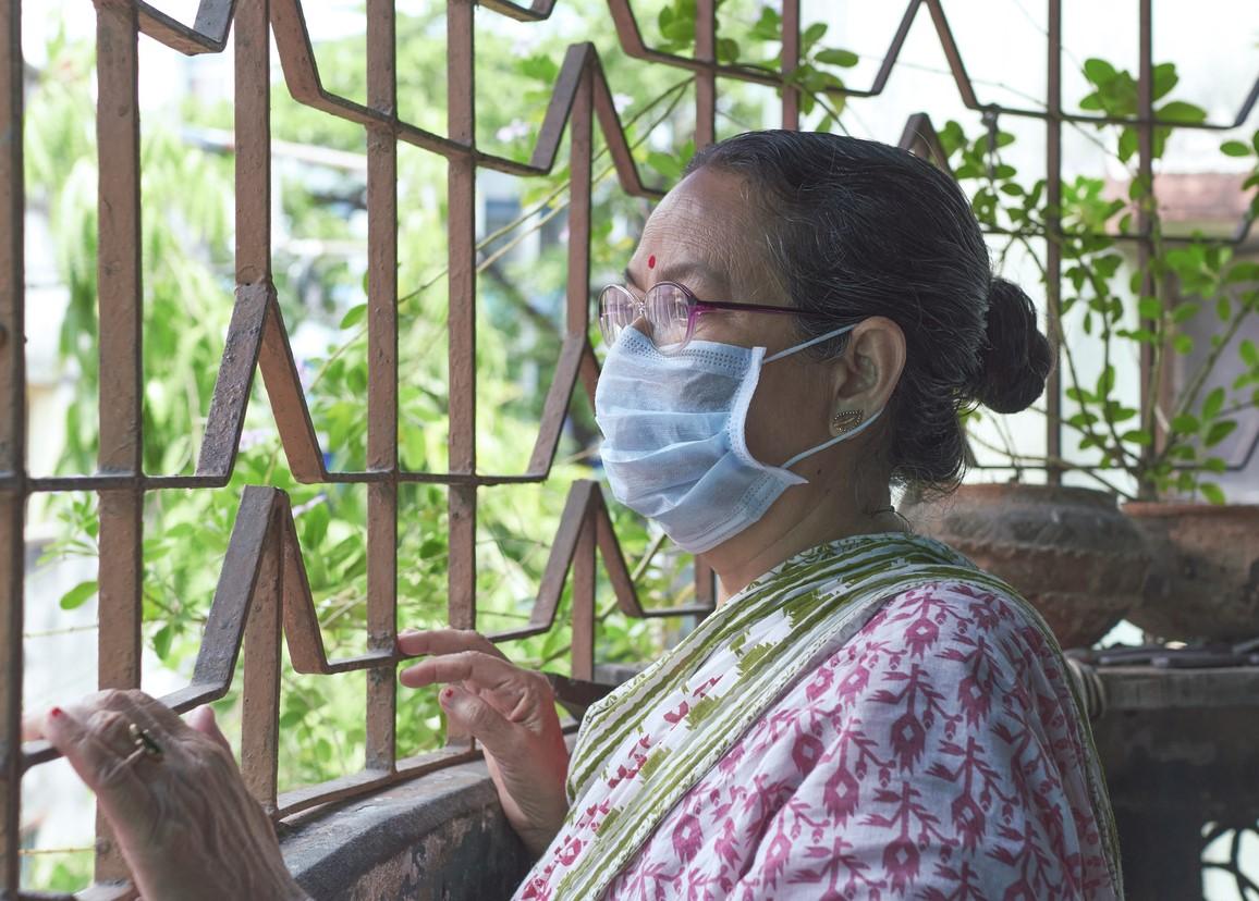 Kolkata woman in pandemic lockdown