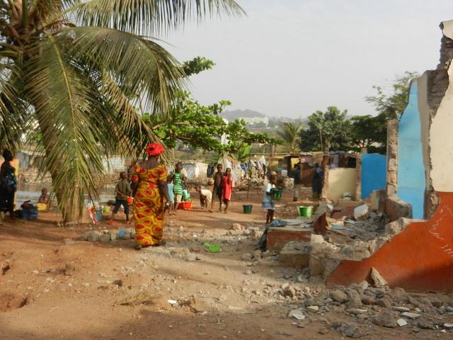 Freetown slum