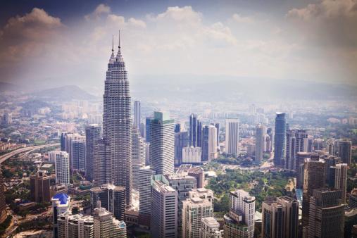 Kuala Lumpur aerial view