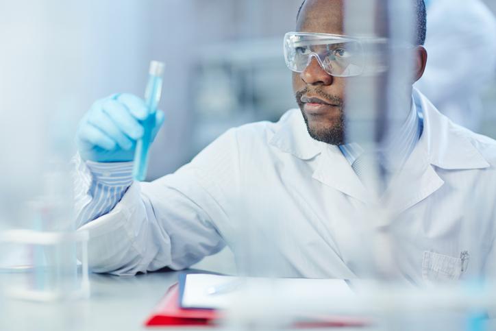 Scientist in laboratory