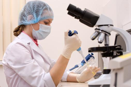 Lab worker