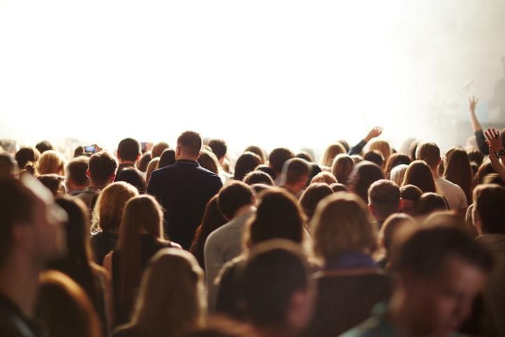 Large crowd