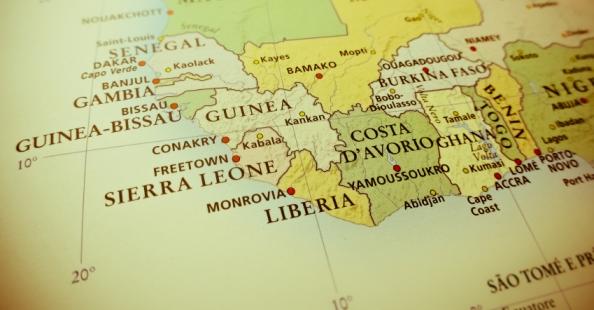 Liberia map