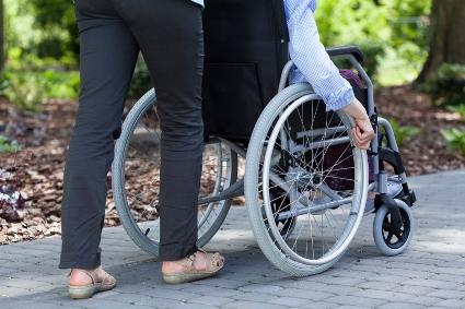 Man in wheelchair