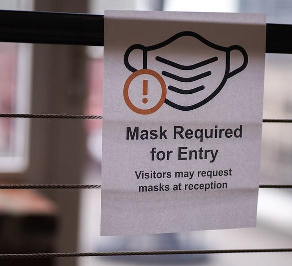 Mask required sign