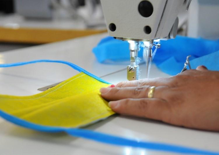 Sewing masks in Brazil
