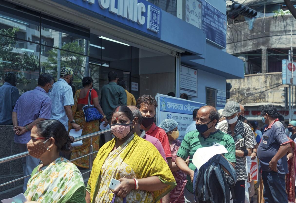 Mask wearing outside in India