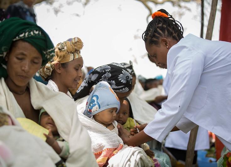 Measles vaccination campaign