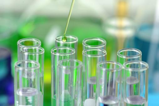 Laboratory test tubes