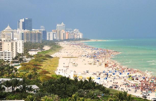 Miami Beach aerial view