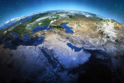 Mideast from space