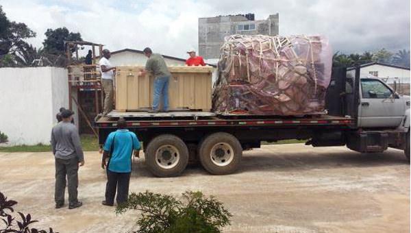 Delivery of mobile testing lab
