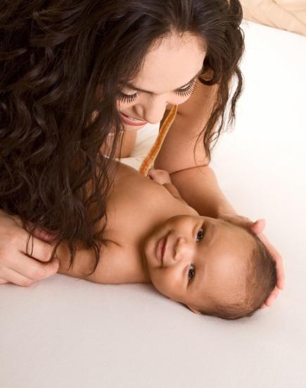 Mom and baby