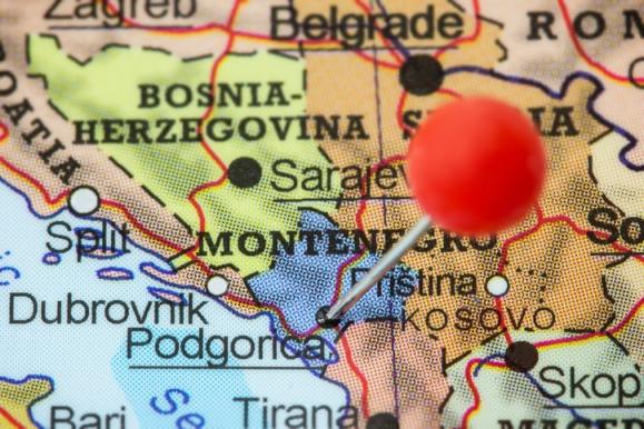 Map of Montenegro