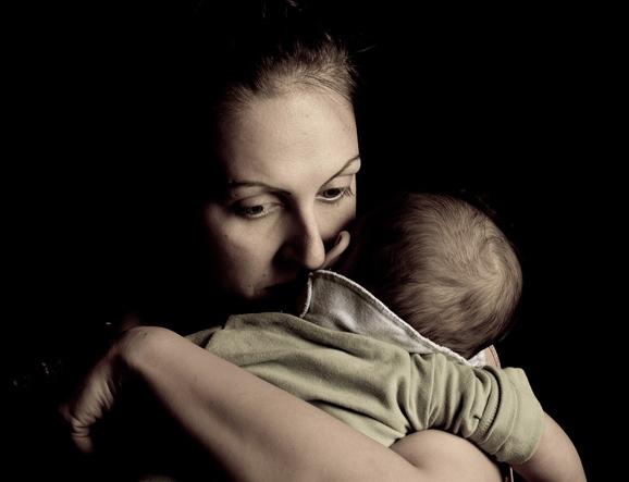 Mother with baby