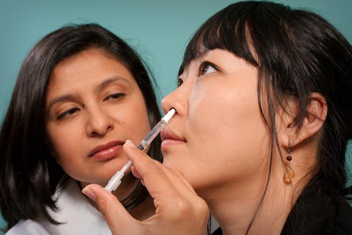 Nasal spray flu vaccine
